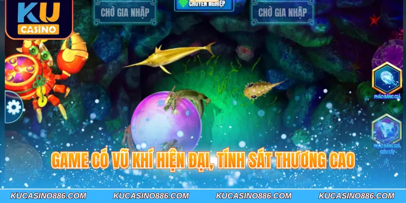 Game có vũ khí hiện đại, tính sát thương cao